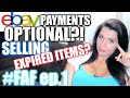 eBay Managed Payments OPTIONAL? How to Handle EXPIRED PRODUCTS in Liquidation / #FAF EPISODE 1