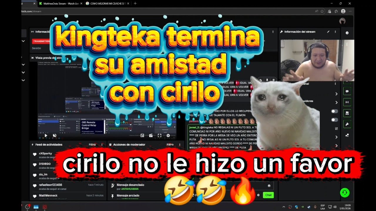Kingteka molesto con Cirilo // cholo alsado no quiere hacer un favor asus padres 