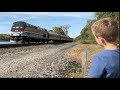 TRAIN TRACKERS # 5 -  FAST AMTRAK PASSENGER TRAINS