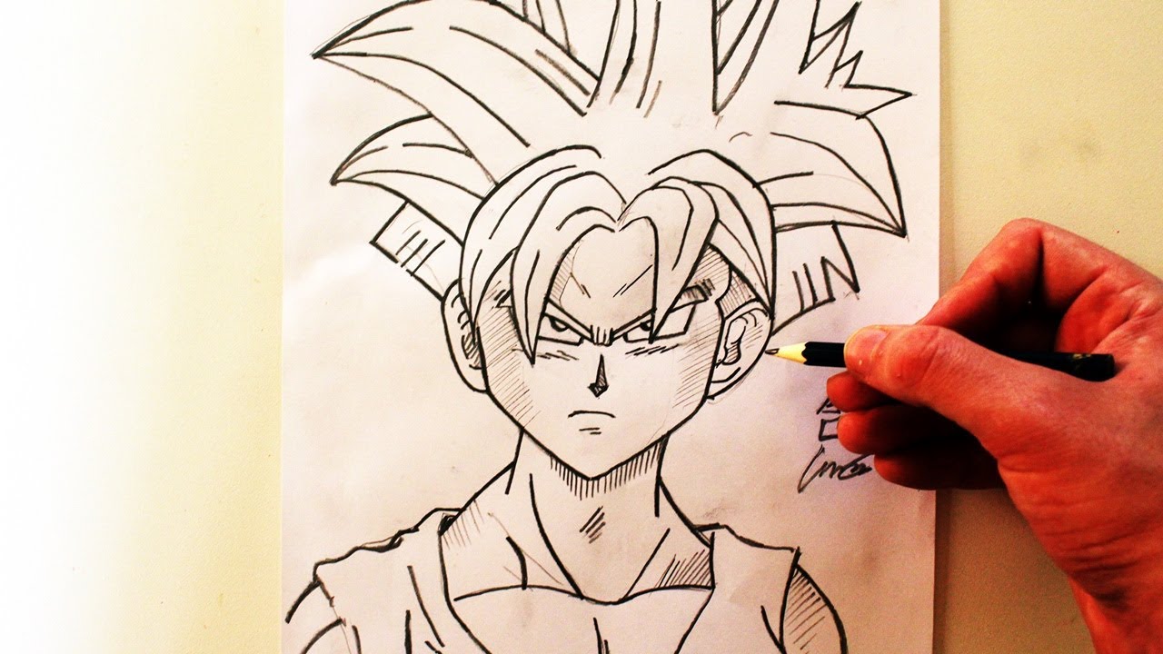 Respondendo a @goku_black85898 tutorial de como desenhar o Gohan Super