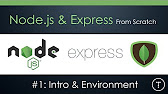 Node.js & Express From Scratch - YouTube