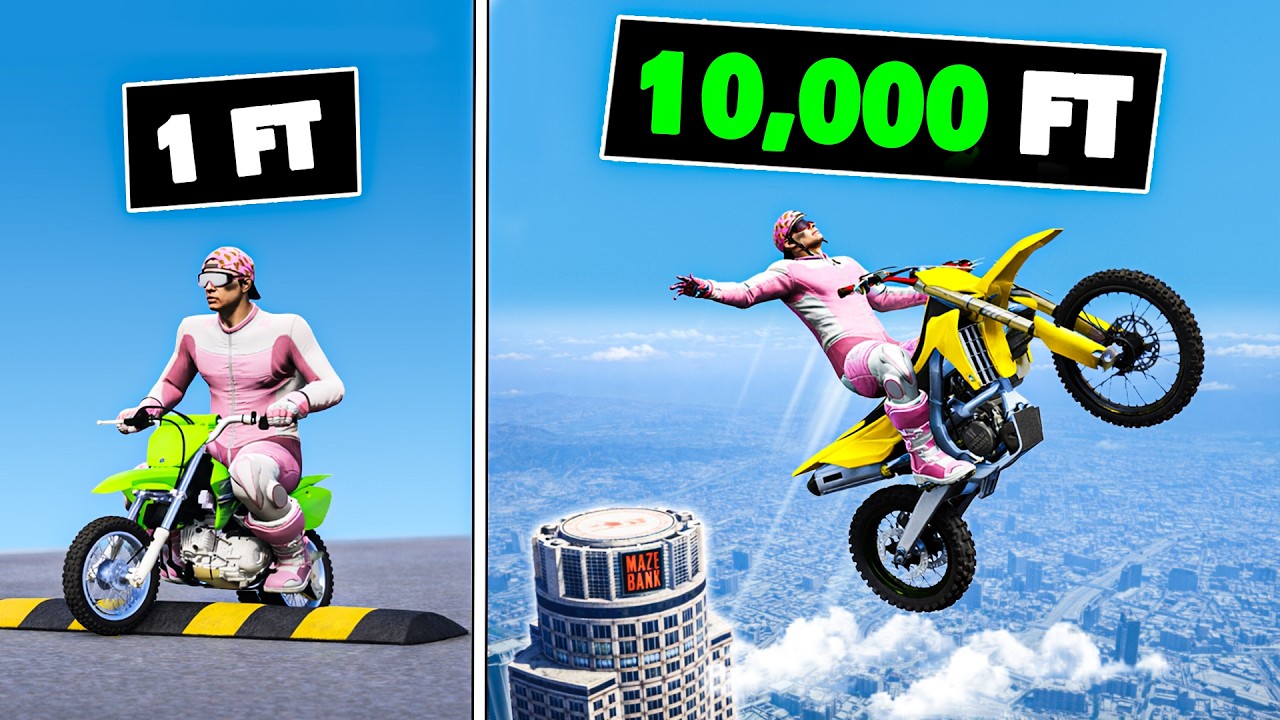 Every Time I Crash, My Bike Jumps Higher in GTA 5