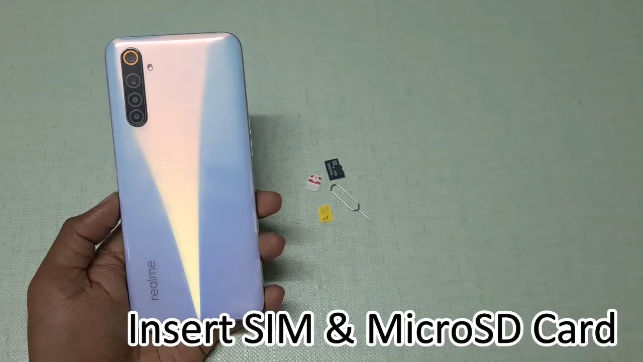 Realme 6 Realme 6 Pro Insert Sim Microsd Card Youtube