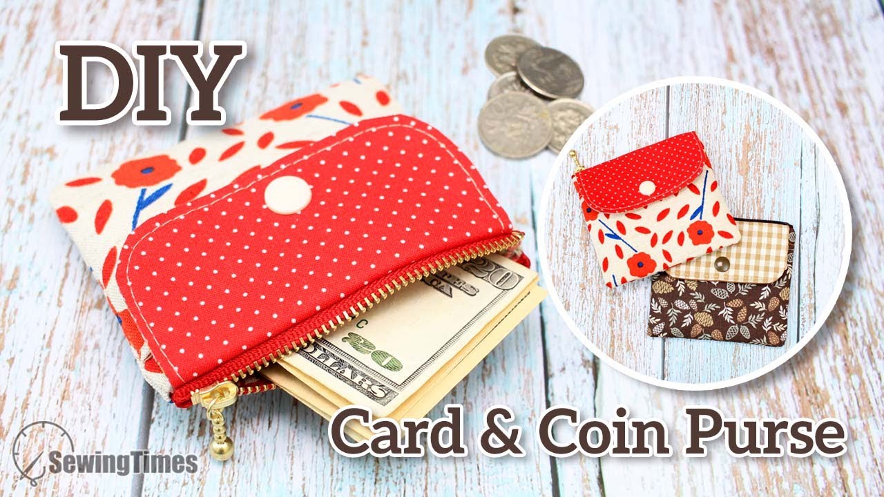 Coin Purse and Wallet Sewing Patterns and Tutorials