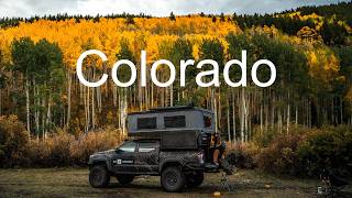 Peaceful Autumn Truck Camping in the Mountains
