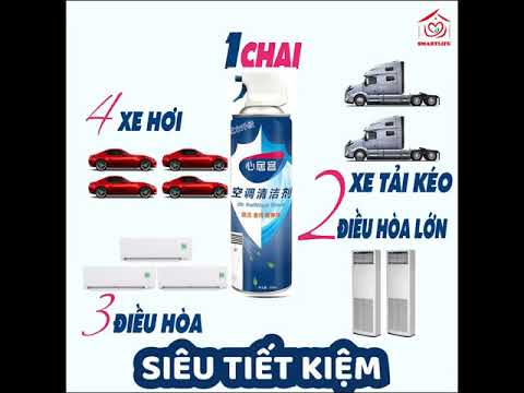 Chai Xịt Vệ Sinh Máy Lạnh Hiệu Quả, Nhanh Chóng, Tiết Kiệm