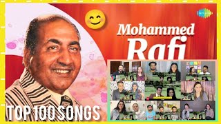 Top 100 Mohammed Rafi Songs SangeetVerse | Random List/Ranking | Hani Reaction Mashup