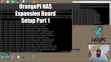 OrangePi NAS Expansion Board Headless NAS Setup Part 1