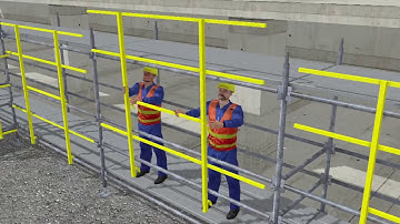 Advanced Guard Rail for Scaffolding - Temporary Edge Protection System