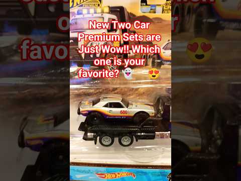 New Two Car Premium Sets are Just Wow!! Which one is your favorite? 👻🫶😍 #shorts #hotwheels #diecast