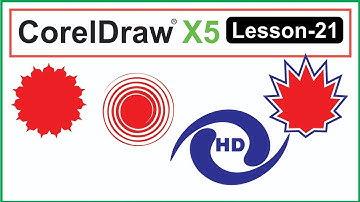 How to use distortion tool &  distort tool in Coreldraw. Learn Coreldraw in Hindi tutorial 21