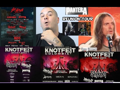 Pantera announce 1st reunion shows in 2022! - 3 Knotfests and ‘Hell & Heaven Metal Fest‘!