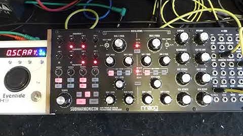 Moog Subharmonicon & Eventide H9 (Resonator)