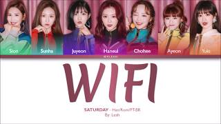 Saturday - WiFi | Han/Rom/PT-BR | Color Coded Lyrics Resimi