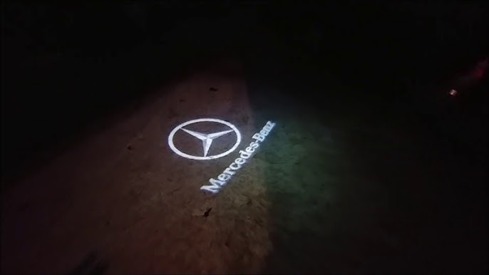 LED-Projektor beleuchteter Mercedes Stern für die Seitentüren 