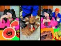 Ice cream challenge! Fruits vs chocolate food mukbang