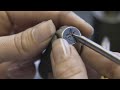 Making a Signet Ring with Engraved Gemstone | Intaglio of Blue Layered Onyx and 18kt White Gold Ring
