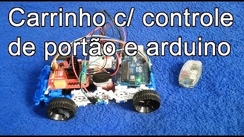 Carrinho com Arduino + Controle remoto de portão de 433Mhz - #1