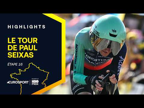Le Tour de France de Paul Seixas : Un excellent chrono soldé par une 4e place (étape 16)