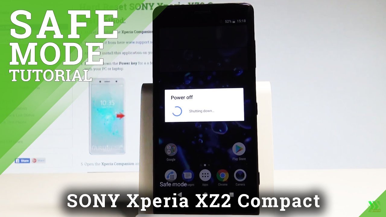 Sicherer Modus Sony Xperia Xz2 Compact Mehr Anzeigen Hardreset Info
