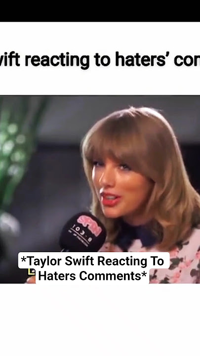 The Haters Usually Search For Taylor Content Just To Drop a Bad Comment #taylorswift #reaction #hate