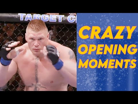 Bizarre, Hilarious, & Sometimes Depressing OPENING SEQUENCES in UFC/MMA