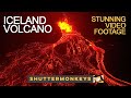 Iceland Volcano Eruption - Beautiful Video Footage