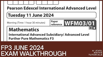 FP3 Exam Walkthrough - June 2024