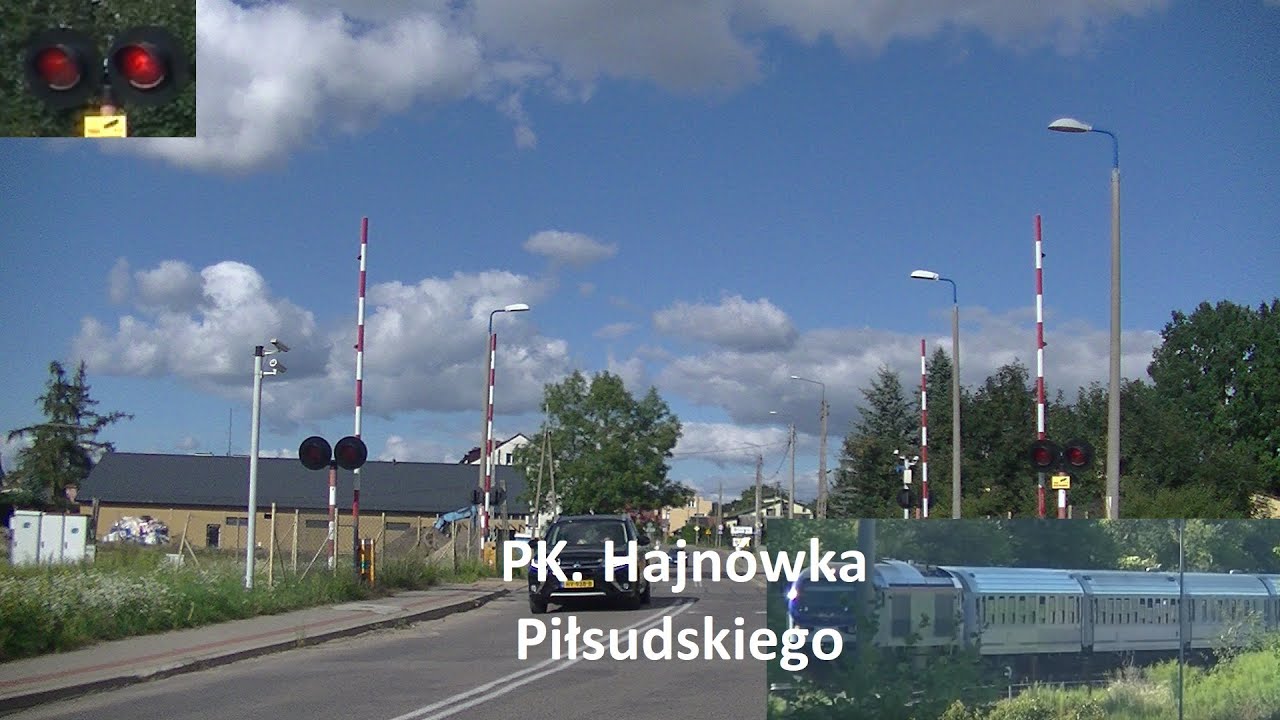 Prezentacja Przejazdu Kolejowego Ul. Piłsudskiego (LK31) Hajnówka. Sierpień 2022