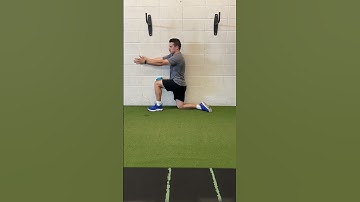 1/2 Kneeling Thoracic Rotation - Wall Supported