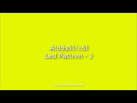 8051 Led Pattern2