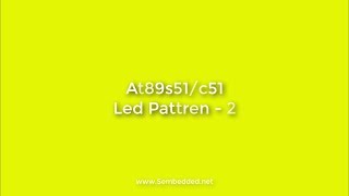 8051 Led Pattern2