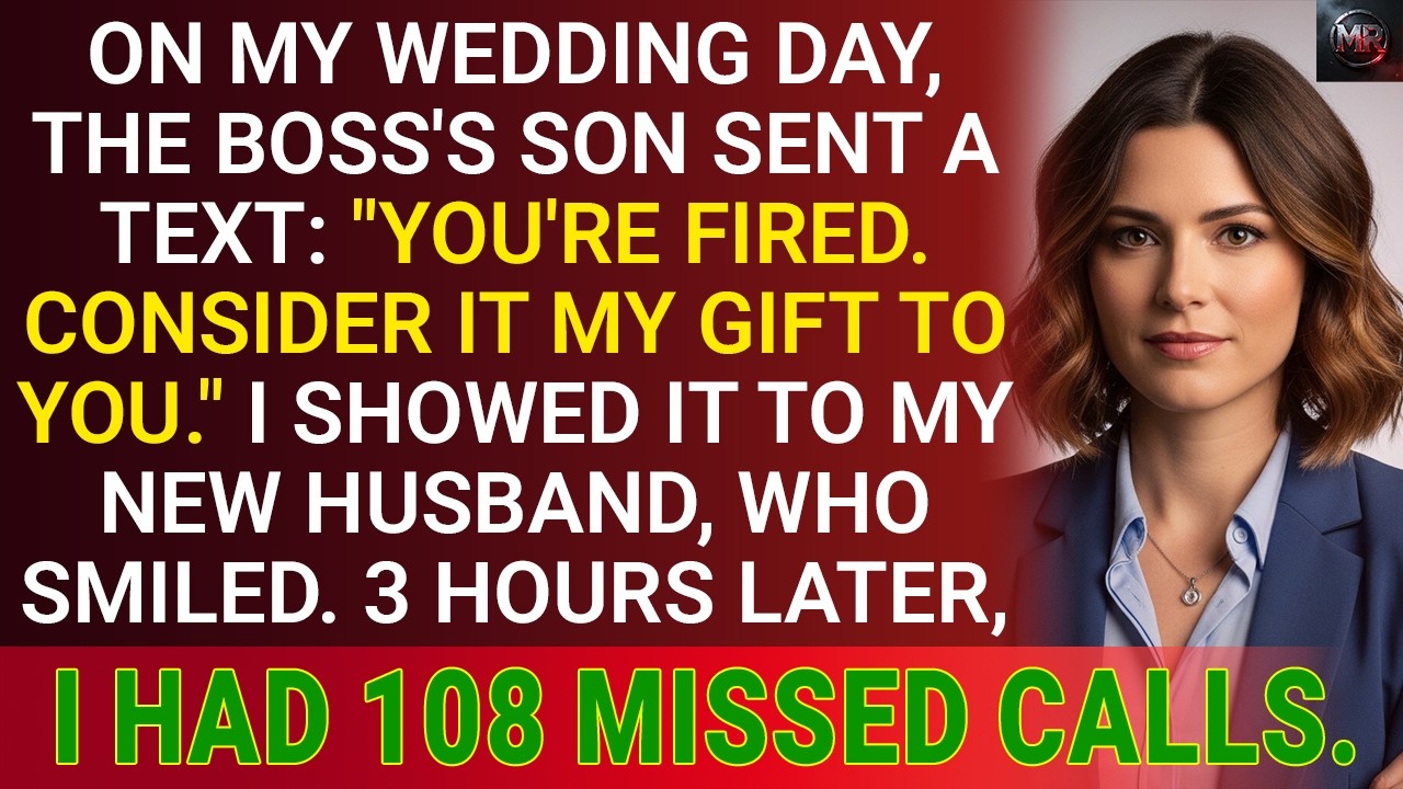 My Boss's Son Fired Me On My Wedding Day: 
