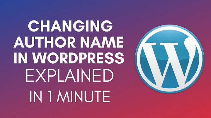 How To Change Author Name In WordPress (2025)