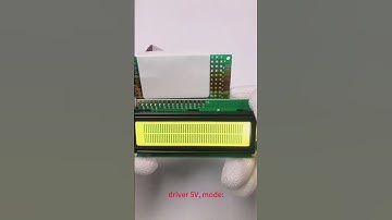 16 * 2 character dot matrix LCD display module.