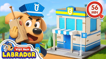 🚔Thế giới bìa các-ton |  Dodo thử nghề | Hoạt hình thiếu nhi 👮 Cảnh sát trưởng Labrador Vietnam 🚔