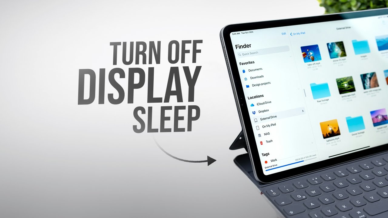 How To Turn Off Display Sleep On The IPad tutorial YouTube