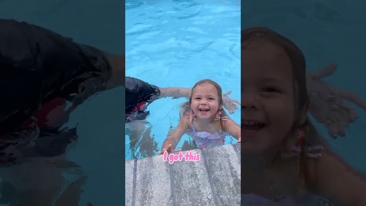Mom catches dad teaching daughter how to swim then this happens 