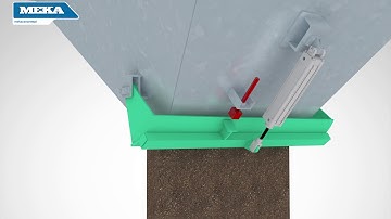 Adjusment of disharge gate openning on MEKA aggregate bins