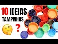 10 Ideias Incríveis com Tampas de Garrafa