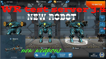 War robots test server 3.4 |new robots| | new maps| |new weapons |