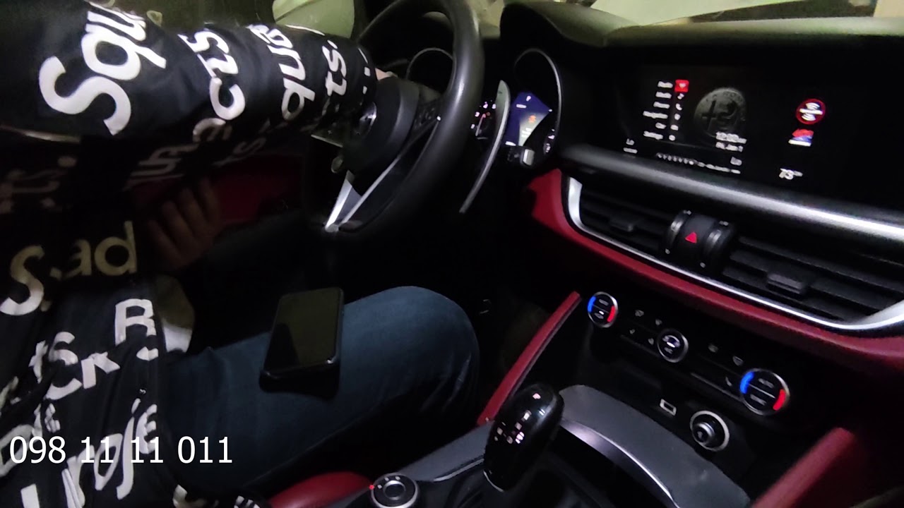 Alfa Rameo Stelvio убирали crash с SRS airbag, завелась.