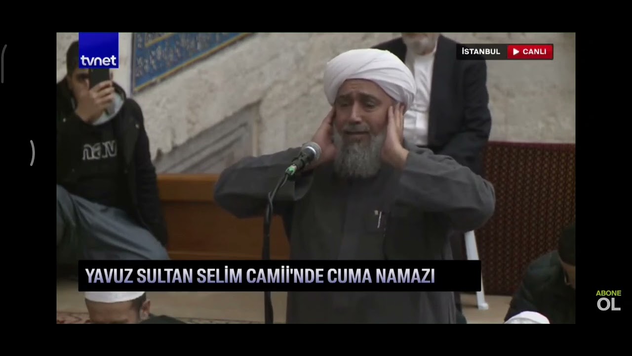 الشيخ محمود الدرة | أذان صلاة الجمعة من مسجد السلطان سليم الأول في اسطنبول