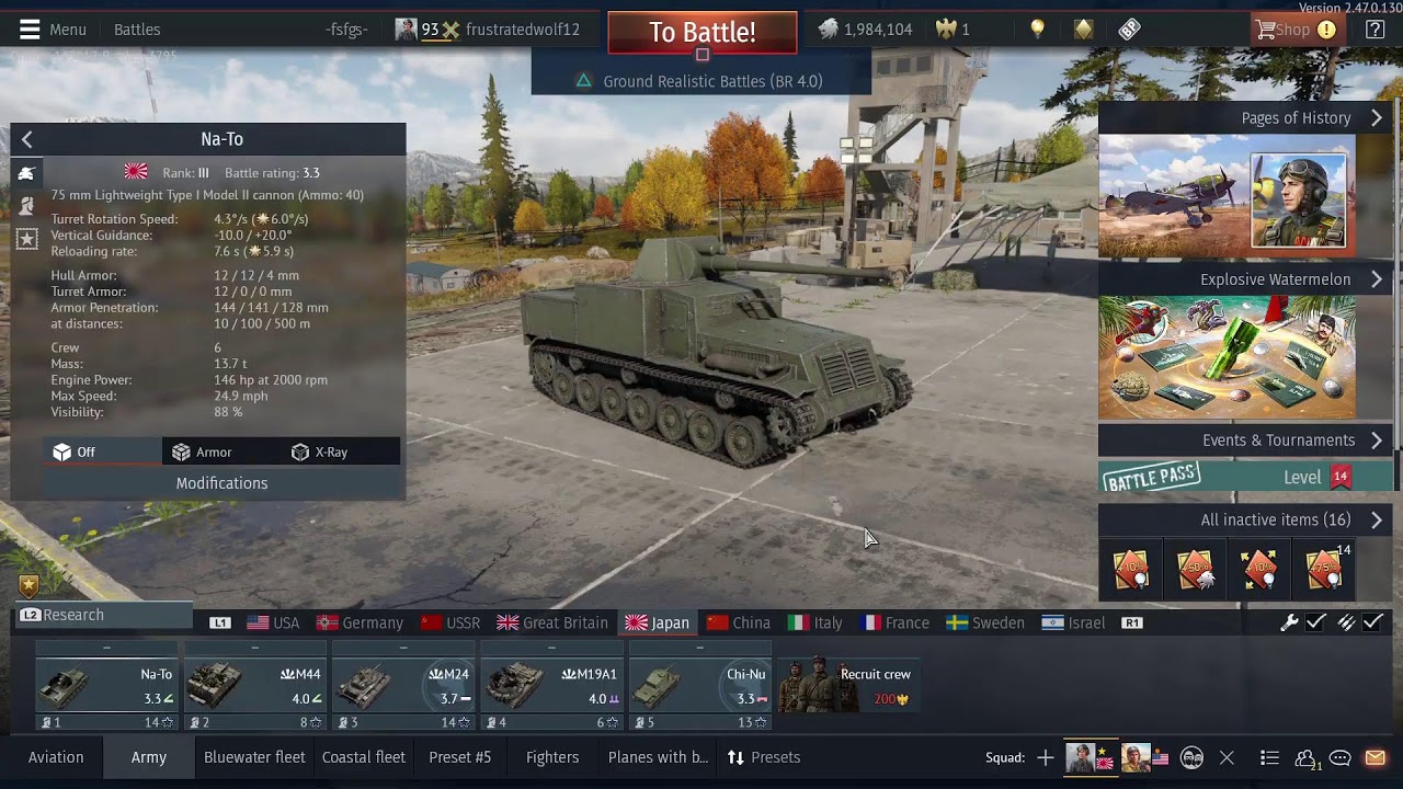 Wolf plays bug thunder (warthunder) while going mentally insane part 1