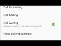 how to activate call waiting on samsung