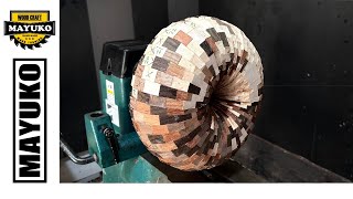 SEGMENTED TORUS, woodturning