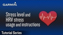 Tutorial - Stress level and HRV stress usage and instructions