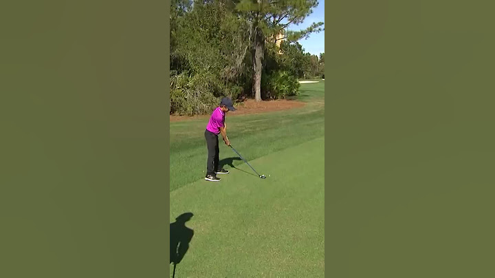 Charlie Woods’ first ever eagle 🔥