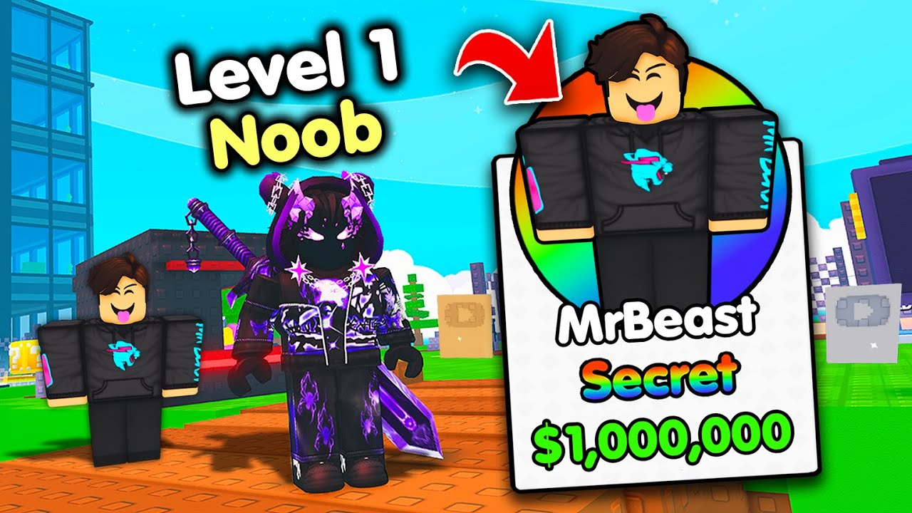 Starting Over as NOOB with OP SECRET in Be A Youtuber! (Roblox)