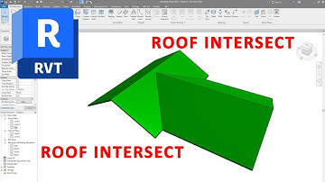 REVIT - 2 ROOFS INTERSECT - FAST & EASY